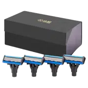 Набор лезвий для станка для бритья Handx H600 Razor, Черный, 4 шт.