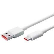 Кабель Mi Fast Charger 6A USB to Type-C 100cm, White