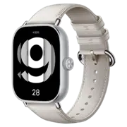 Curelușă Xiaomi Strap Leather Redmi Watch 4 / 5 /Band 8 Pro/9 Pro White