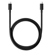 Cablu impletit Xiaomi 6A Type-C to Type-C High-speed USB4 100cm, Negru