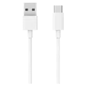Cablu Xiaomi 3A USB to Type-C 100cm, Alb